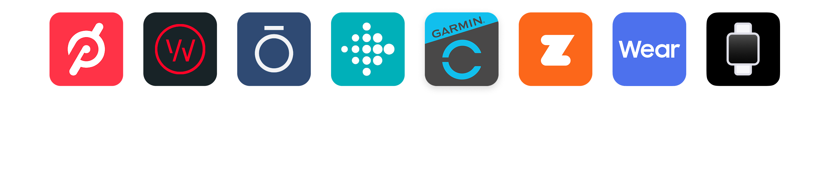 Popular apps and connected devices
