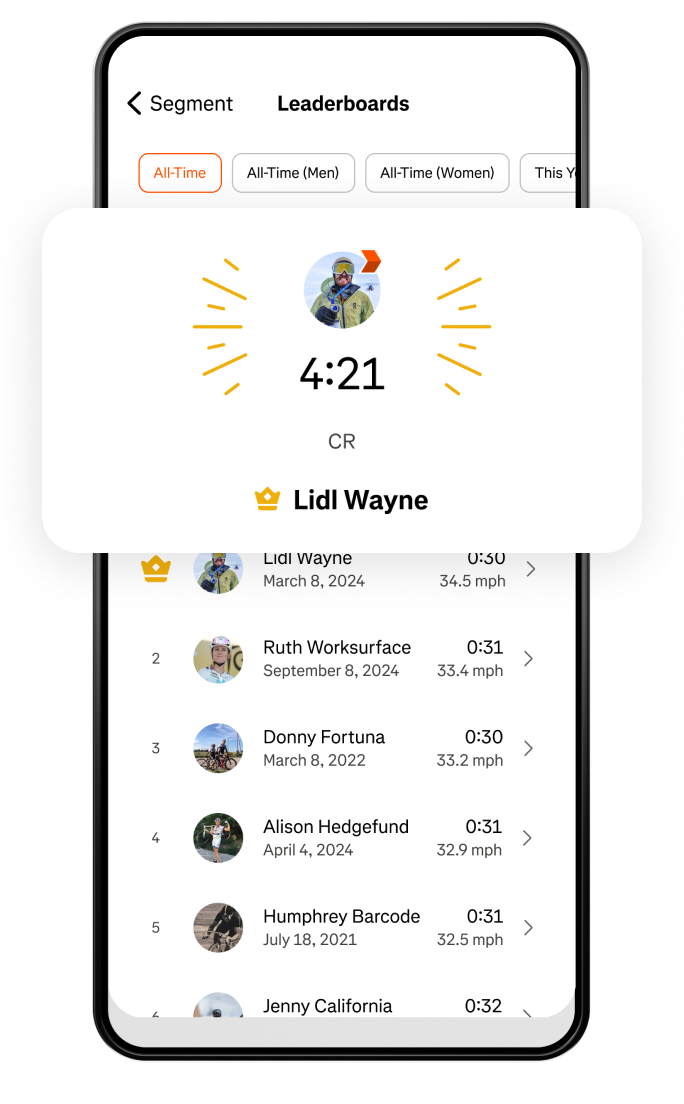 Chase Strava segments