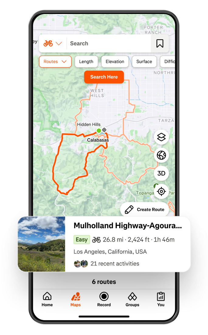 Plan a Strava route
